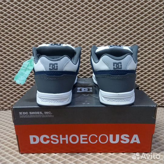 Кроссовки DC Stag Shoe White Grey Blue