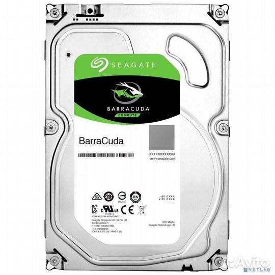 2TB Seagate Barracuda (ST2000DM005) SATA 6 Гбит/с, 5400 rpm, 256mb buffer