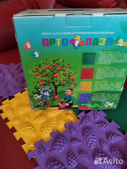 Ортопедический коврик Лес