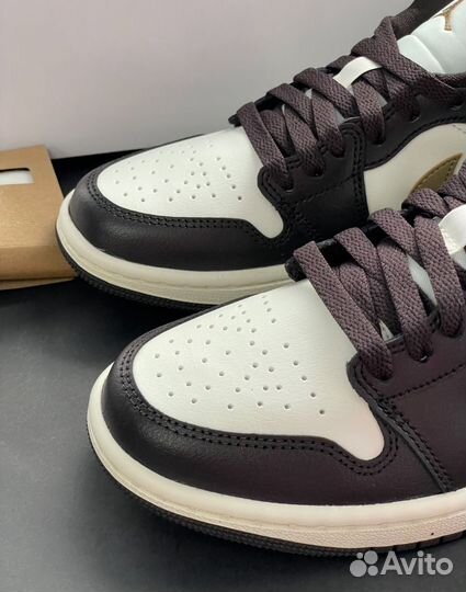 Кроссовки Nike air jordan low 1 Shadow Brown