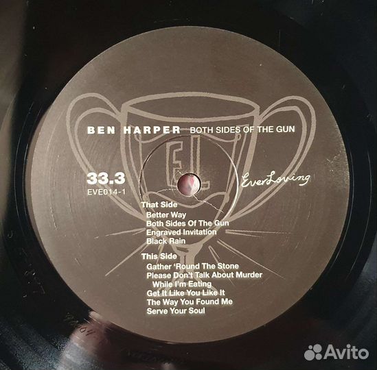Ben Harper Both Sides Of The Gun 2lp 1st press US