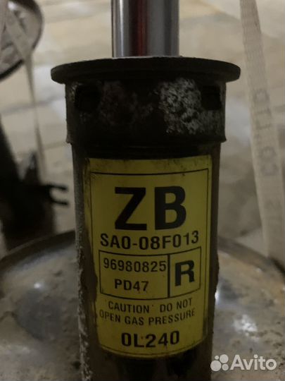 Стойки передние шевроле авео