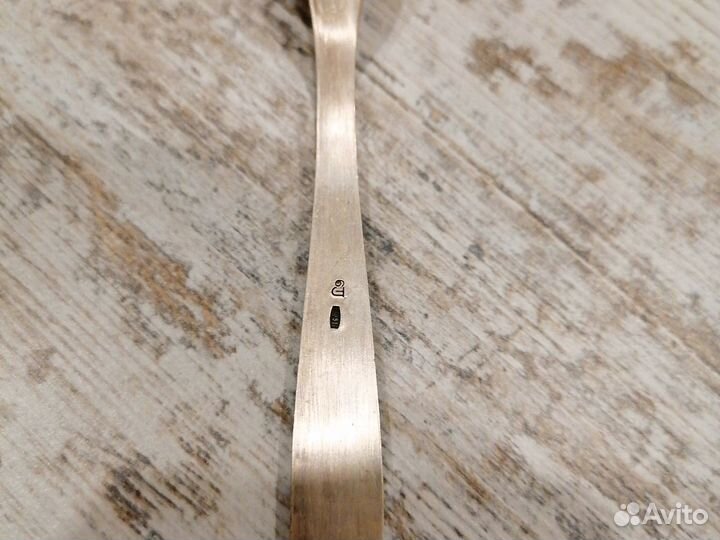 Серебряная вилочка