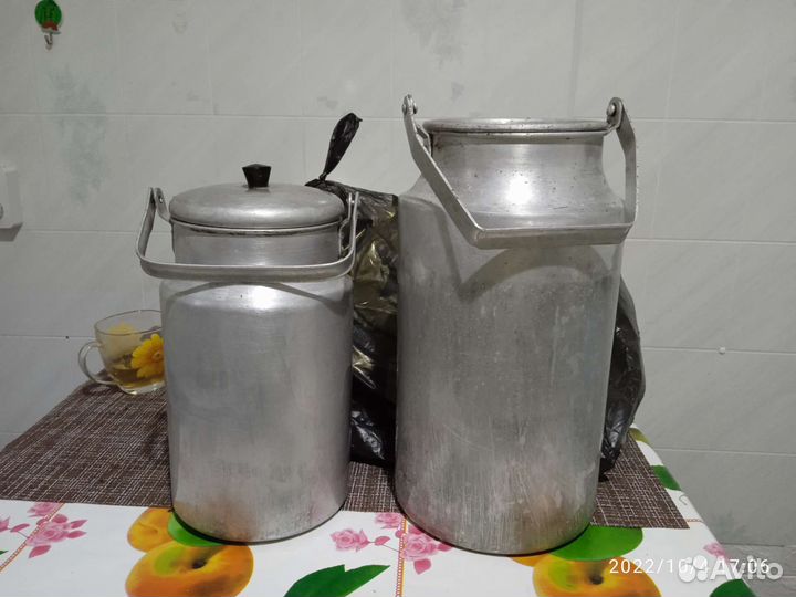 Алюминиевые бидоны 2л и 5 л