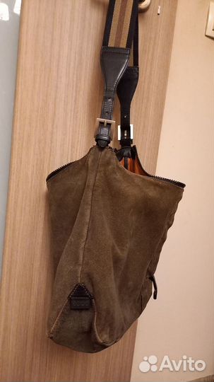 Сумка Ecco, натуральная кожа нубук