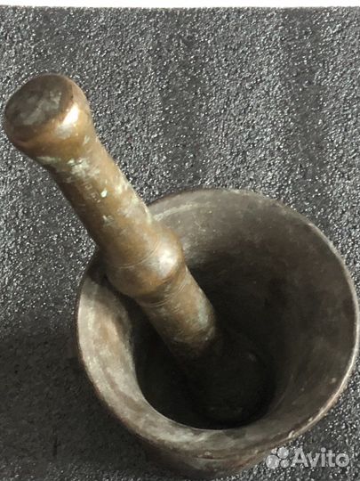 Ступка с пестиком бронза