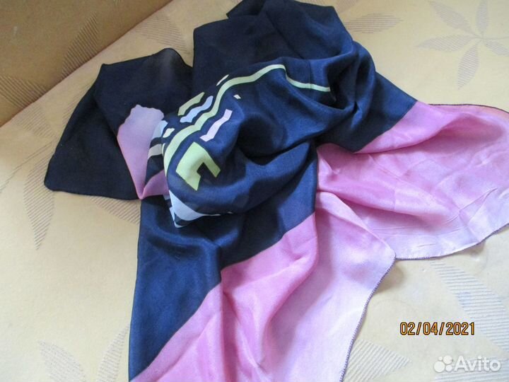 Платки крепдышиновые и шелковые СССР