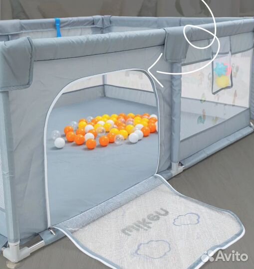 Манеж детский напольный