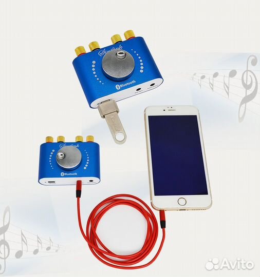 Модуль аудиоплеера XY-KA15H 2x20Вт с Bluetooth 5.0