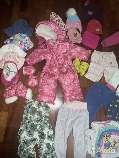 Пакет одежды на девочки от 0 до 2,5 лет