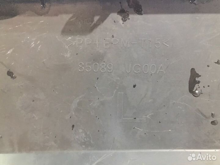 Накладка на бампер Nissan X-Trail T31 задняя левая