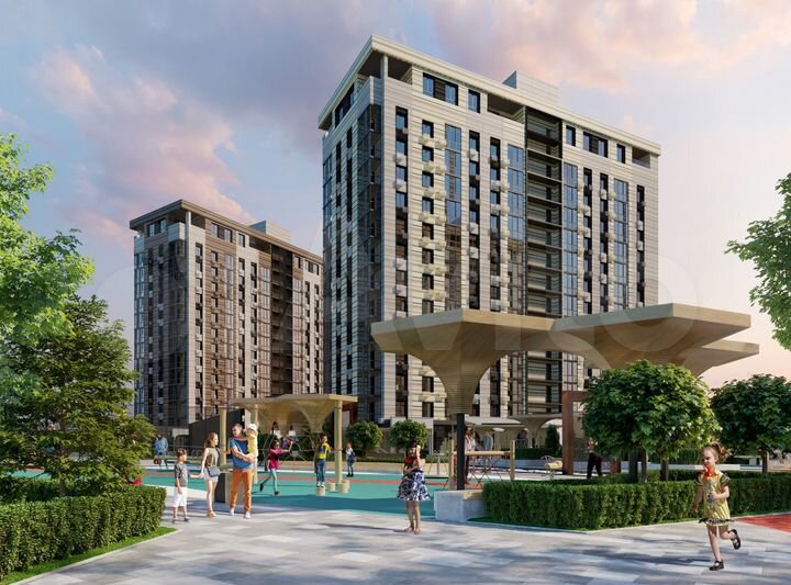 2-к. квартира, 65,2 м², 4/14 эт.