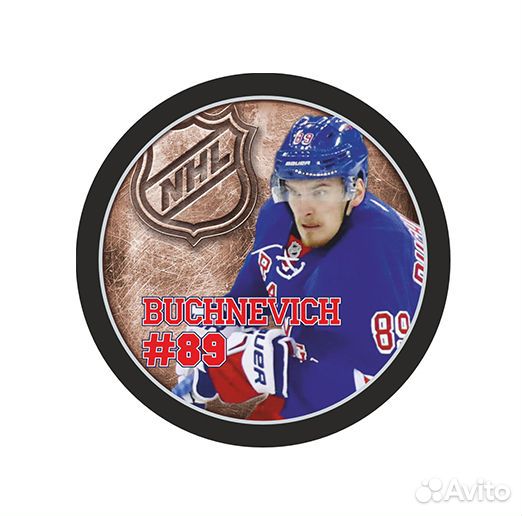 Шайба Игрок нхл buchnevich Рейнджерс №89