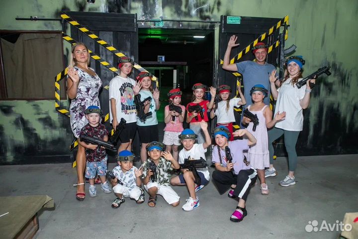 Детский день рождения в лазертаге