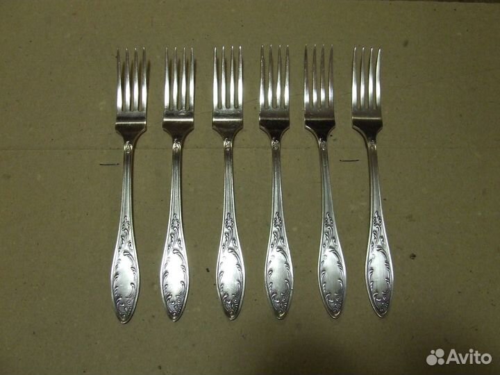 Ложки вилки из мельхиора СССР