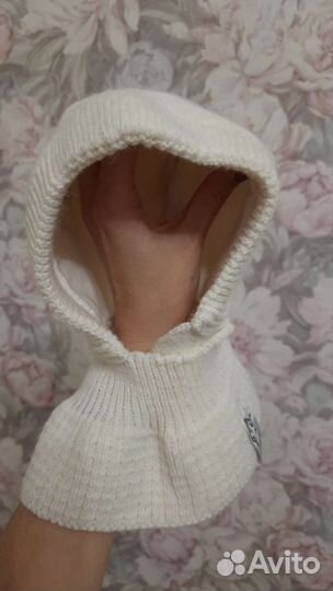 Шапка шлем (весна, осень), 0-3 месяцев