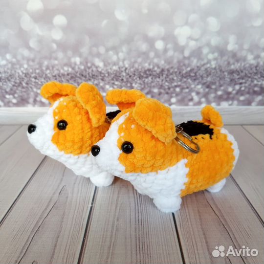 Вязаные игрушки корги, сова, змея, йода, нюхлер