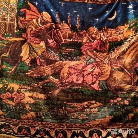 Плюшевое покрывало СССР