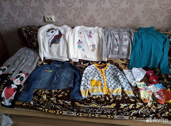 Детская одежда для девочек пакетом