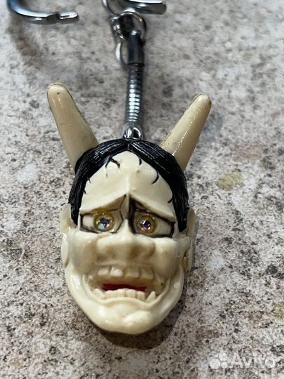 Винтажный брелок перевертыш ню