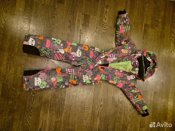 Зимний комбинезон для девочки 134 140