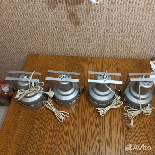 Лампы-Софиты СССР. Четыре штуки