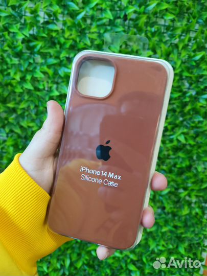 Чехол на iPhone 14 Max/Plus (Brown)