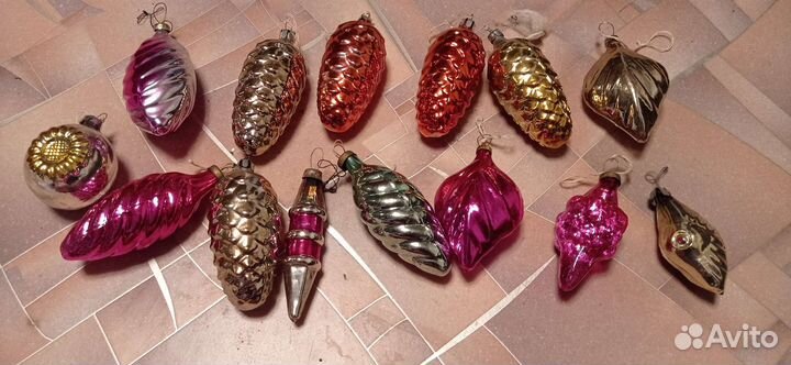 Елочные игрушки СССР одним лотом