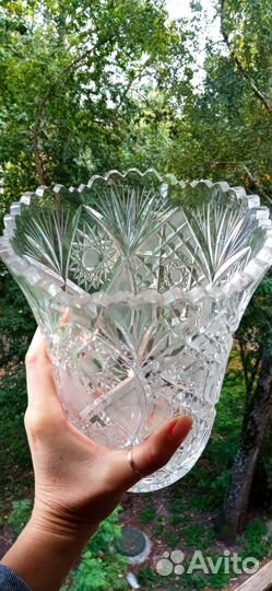 Ваза хрусталь времён СССР