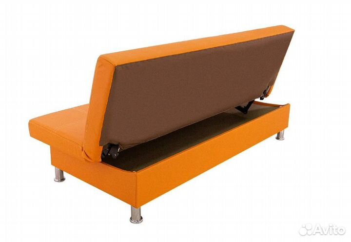 Диван клик-кляк Бомонд оранжевый
