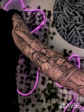 Тату в любом стиле. Оплата удобными долями