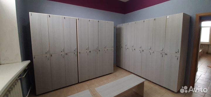 Шкафчики для раздевалки в фитнес