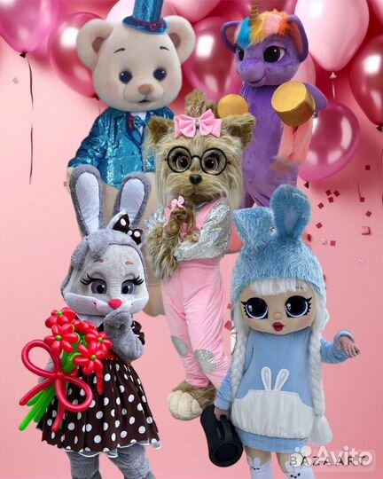 Ростовая кукла чебурашка аниматор