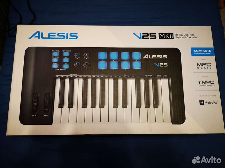 Миди клавиатура alesis V25 mkii новая