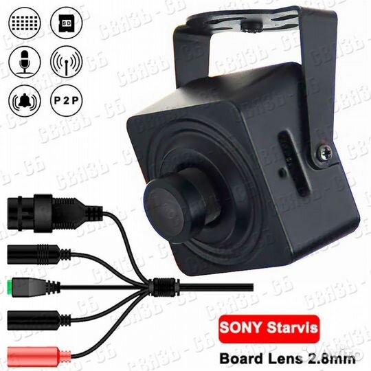 Видеонаблюдение (Wi-Fi видеокамера, 2Mpix, sony)