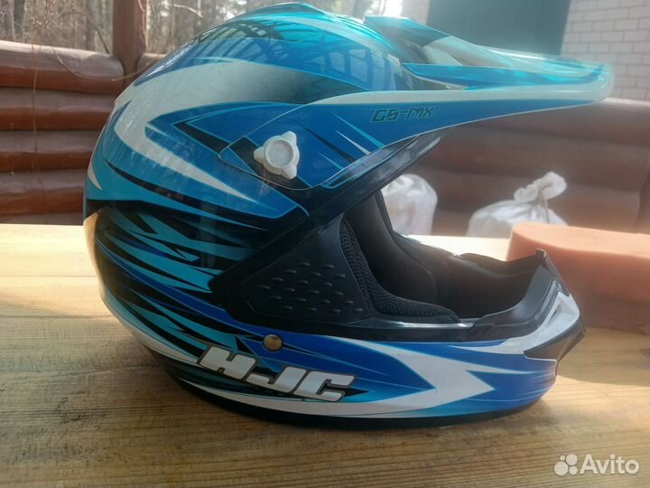 Мотошлем кроссовый hjc