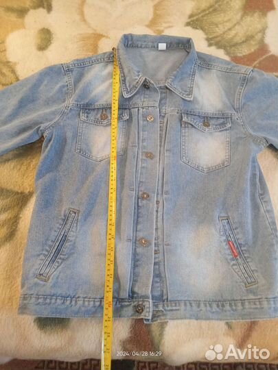 Джинсовая куртка мужская