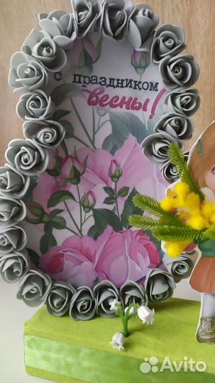 Поделка на 8 марта
