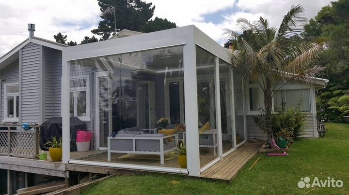 Мягкие окна для беседок, веранд