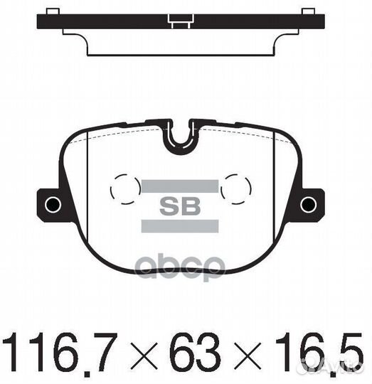 Колодки тормозные land rover range rover III/SP