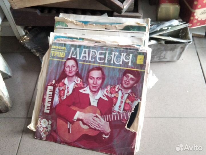 Пластинки СССР для дизайна. Д-р 30 см. 20 шт