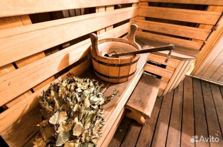 Семейная баня на дровах
