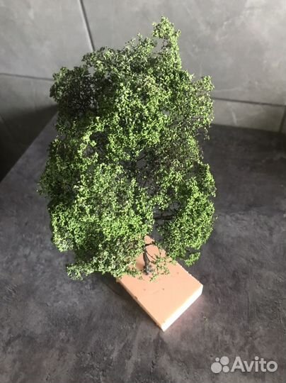 1/87 дерево для ж/д макета