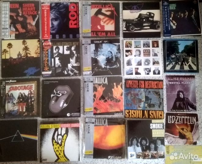 CD Мини-винил - BS,Metallica,Queen,Eagles,PF,R.St