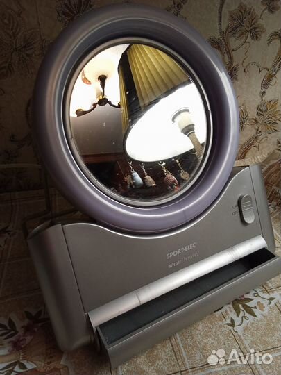 Зеркало с подсветкой настольное