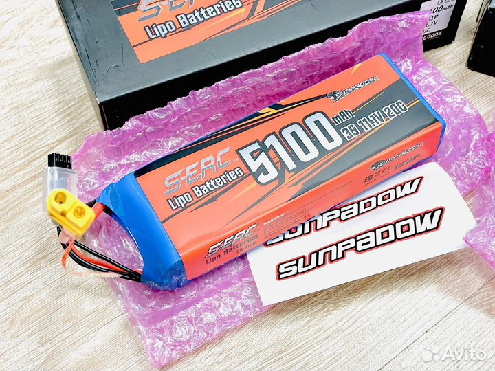 Аккумуляторы Lipo li-po 3s 11,1v 5100mah 20C Новые