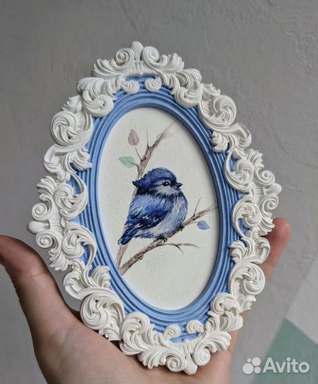 Картина на заказ акварель гипс