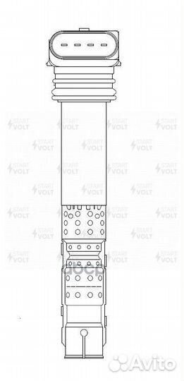 Катушка зажигания для а/м VAG A8 (03) /Touareg