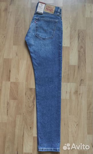 Нов Levis 512 оригинал 30,32,33 Slim Taper Navy