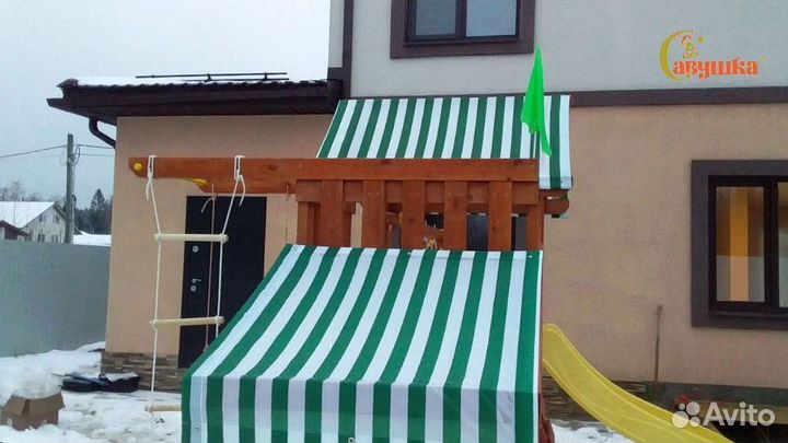 Игровой комплекс качели лодочка